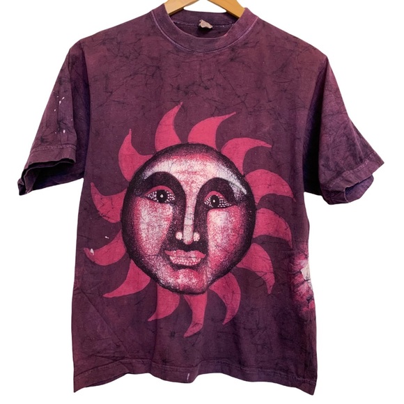 Tie Dye T-Shirt Purple Size Large - Picture 1 of 10